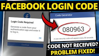 HOW TO GET FACEBOOK RECOVERY CODE TWO FACTOR AUTHENTICATION CODES l CODE GENERATOR ISSUE l TUTORIAL [upl. by Tennek]