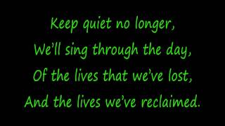 Rise Against  Prayer Of The Refugee Lyrics HD [upl. by Lairea]