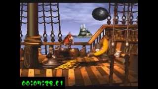 Donkey Kong Country 7 Run in 838 World Record [upl. by Anayt]