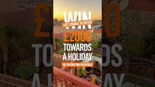 LAST CHANCE to WIN £2000 towards a holiday Comment to enter 💬 [upl. by Furlani298]