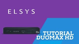 Tutorial Duomax HD  Elsys [upl. by Dew]