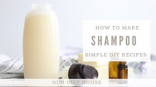 How to Make All Natural Shampoo  Simple Recipe using Essential Oils [upl. by Washburn]