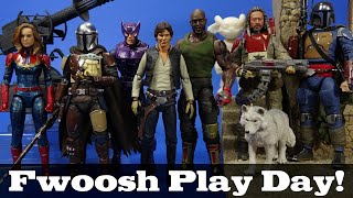 Fwoosh Play Day Customs 3D Prints Third Party and Official Items for a 6 inch Display 070920 [upl. by Ethbinium331]