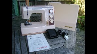 Toyota 9060 sewing machine [upl. by Ykcin]