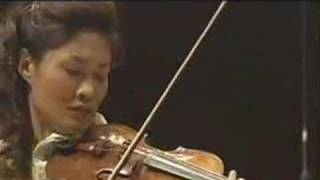 Kyung Sun Lee playing Brahms Violin Concerto Part 4 [upl. by Shanney635]