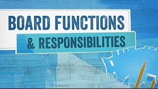 Startup Boards Board Functions and Responsibilities [upl. by Goodman]