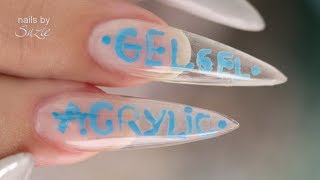 Gel vs Acrylic Clarity [upl. by Calabrese362]