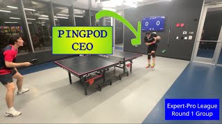 table tennis ExpertPro League full match vs Max 1900 USATT 09242024 [upl. by Etram]