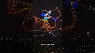 Ayodhya Drone show🙏🙏 [upl. by Lilybel]