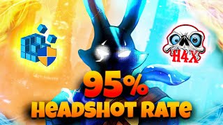 How to get 95 headshot rate in free fire Secret Revealed😱 [upl. by Yrot]