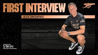 Its a dream come true  Alex Zinchenkos First Interview at The Arsenal [upl. by Shell]