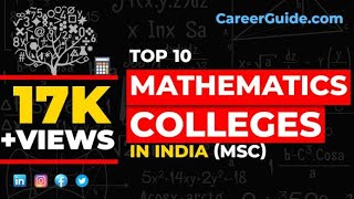 Top 10 Mathematics Colleges in India MSc [upl. by Shorter454]