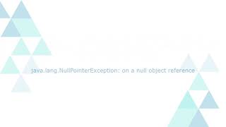 javalangNullPointerException on a null object reference  Solution [upl. by Caldera]