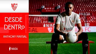 Las primeras 24 horas de Anthony Martial como sevillista [upl. by Aisul]