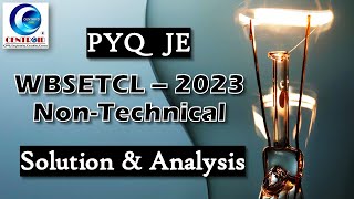 WBSETCL PYQ Solutions Non Technical  SSC JE  RRB JE  Centroid Civil [upl. by Tamra67]