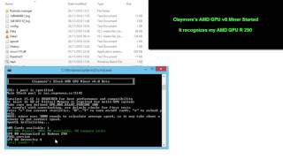 Zcash ZEC AMD GPU Mining  Claymores V8 Miner [upl. by Alexa210]