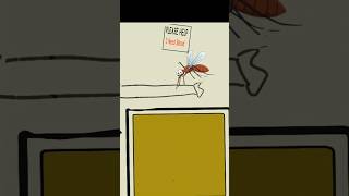 POV saving a dying mosquito🤣 best animation memes shorts cartoon shortvideo funny ytshorts [upl. by Annotahs]