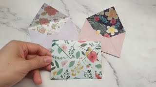 DIY 信封  動手折出美麗的信封  摺紙 手作信封  折り紙封筒  origami envelope 愉樂生活 [upl. by Neslund]