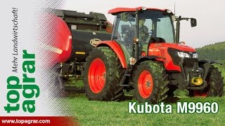 58 Kubota M9960  top agrar Schleppertest 2014 [upl. by Howlond]