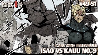 Isao Shinomiya VS Kaiju No9 Full Battle  Review Kaiju No 8 Chapter 4951 kaijuno8 [upl. by Ahaelam]