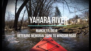 Kayaking the Yahara River  DeForest WI  March 2019 [upl. by Aihsekyw]