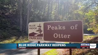 Blue Ridge Parkway Reopens [upl. by Brod]