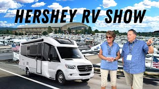 Hershey RV Show 2022  Insider Tours amp Our NEW RV [upl. by Boothe626]