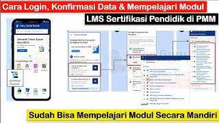 🔴LIVE Cara Login Konfirmasi Data dan Mempelajari Modul Pembelajaran Mandiri PPG Daljab 2024 di PMM [upl. by Ayatahs]