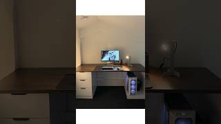 Quick Desk Setup Tour 📟 tech foryou desksetup viral workspace minimal ikea trending [upl. by Tiphanie]