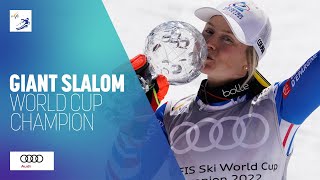 Tessa Worley FRA  World Cup Champion  Womens Giant Slalom  CourchevelMeribel  FIS Alpine [upl. by Tigirb]