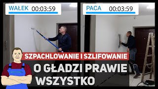 Szpachlowanie gładź i szlifowanie Wałek czy paca oraz inne ciekawostki  GTR 550 [upl. by Koehler25]