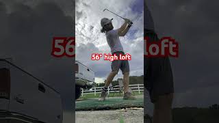 High loft shot 56° sand wedge🏌🏻‍♂️golf sandwedge 56 subscribe loft [upl. by Penelopa]