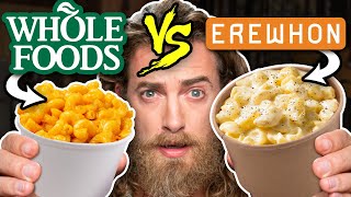 Whole Foods vs Erewhon Taste Test  FOOD FEUDS [upl. by Ahsinyt]