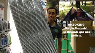 UNBOXING RidgeRest Solar ThermARest Sergio Restovich [upl. by Osnofla733]