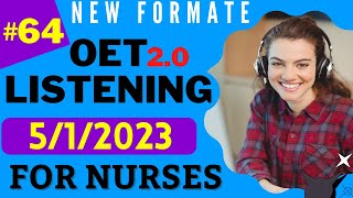 OET Listening Sample For Nurses  Test 63  OET Listening practice test 20 nurses exam online 2022 [upl. by Etteragram]