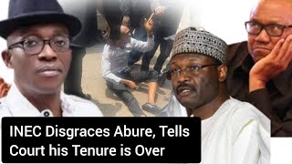 Your Tenure is over INEC finally disgraces Abure Supports Peter Obi [upl. by Anelam]