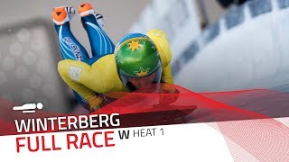 Winterberg  BMW IBSF World Cup 20182019  Womens Skeleton Heat 1  IBSF Official [upl. by Sefton]