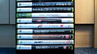 My Xbox 360 Game Collection January 2012 [upl. by Compte]