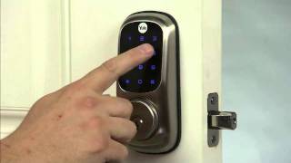 Yale Real Living Touchscreen Deadbolt  Master PIN Code Setting 4 [upl. by Adeirf]