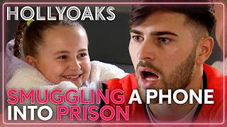 Smuggling A Phone Into Jail  Hollyoaks [upl. by Arbba894]