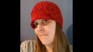 How to Crochet a Hat  Newsboy Hat Tutorial [upl. by Isleana]