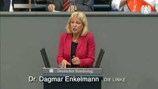 Dagmar Enkelmann DIE LINKE Parlament erneut zur Abstimmungsmaschinerie degradiert [upl. by Notse]