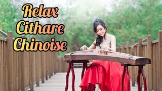 Cithare chinoise  musique très relaxante dasie  Chinese zither  very relaxing music from asia [upl. by Ecnal437]