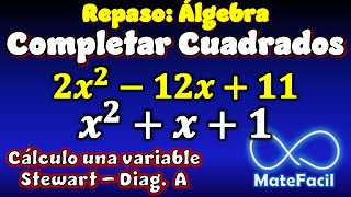 07 Cómo Completar el Trinomio Cuadrado Perfecto incluyendo coeficiente principal [upl. by Arratal]