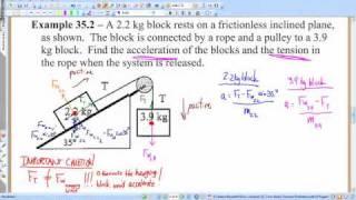 Lesson 35 TwoBody Tension Problems Part 2mp4 [upl. by Socrates]