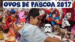 COMPRANDO OVOS DE PÁSCOA – Lego Ladybug Turma da Mônica Frozen Peppa Pig Star Wars [upl. by Krys]