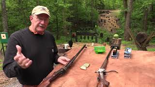 PEDERSOLI ROLLING BLOCK HEAVY BARREL RIFLE4570 CALIBER [upl. by Chretien]