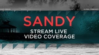 Sandy Coverage  The Weather Channel [upl. by Lavinie]