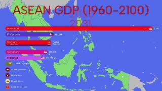 ASEAN Countries by GDP 19602100 UPDATED 2024 [upl. by Joel641]