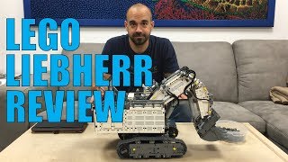 LEGO Technic 42100 Liebherr Bagger R 9800 im Review RIESIG [upl. by Avihs]